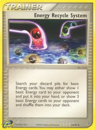 Energy Recycle System #84 · Dragon Pokémon card