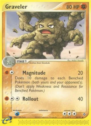 Graveler #30 · Dragon Pokémon card