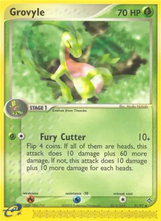 Grovyle #31 · Dragon Pokémon card