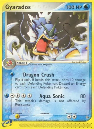 Gyarados #32 · Dragon Pokémon card