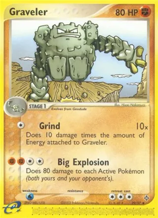 Graveler #29 · Dragon Pokémon card