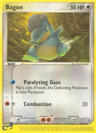 Bagon #23 · Dragon Pokémon card