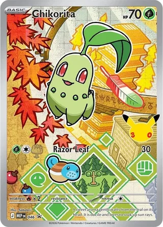 Chikorita #046 · MEP Black Star Promos Pokémon card
