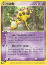 Girafarig · Dragon Pokémon card