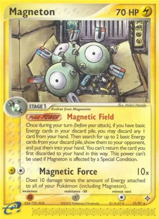Magneton #17 · Dragon Pokémon card