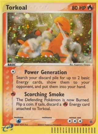 Torkoal #12 · Dragon Pokémon card
