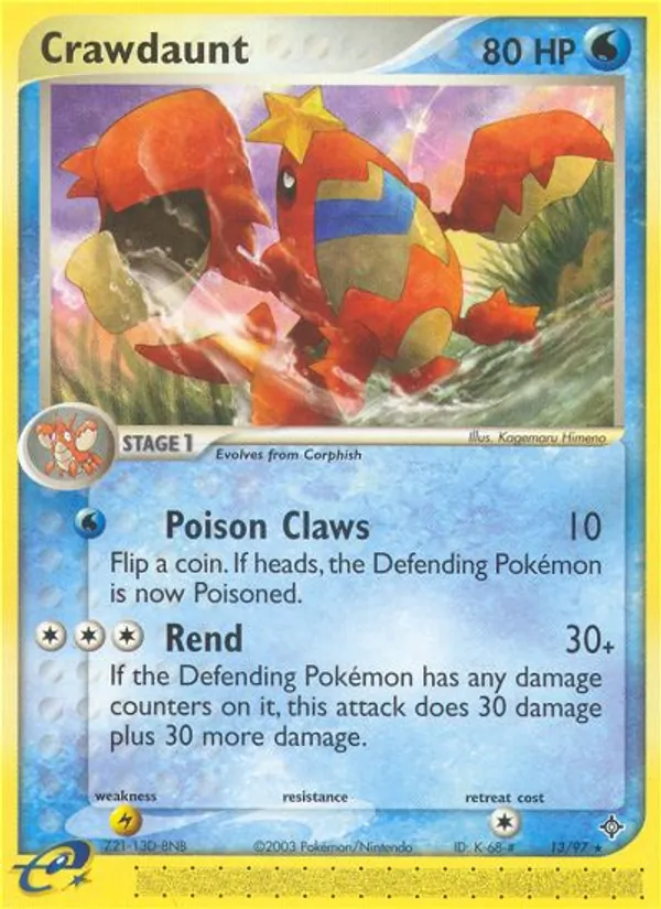 Crawdaunt full card art