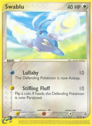 Swablu #75 · Dragon Pokémon card