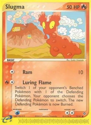 Slugma #72 · Dragon Pokémon card