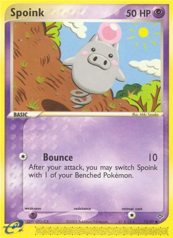 Spoink full card art