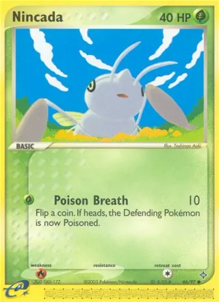 Nincada #66 · Dragon Pokémon card