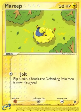 Mareep #64 · Dragon Pokémon card