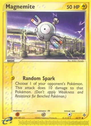 Magnemite #62 · Dragon Pokémon card