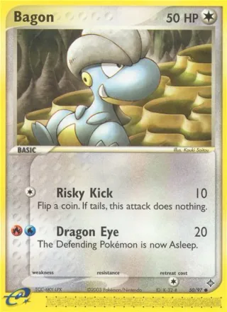 Bagon #50 · Dragon Pokémon card