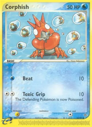 Corphish #54 · Dragon Pokémon card