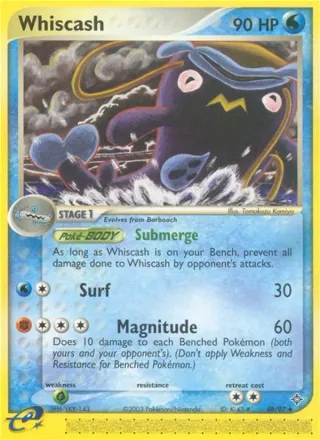 Whiscash #48 · Dragon Pokémon card