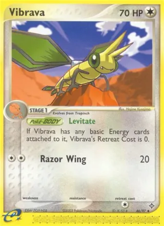 Vibrava #46 · Dragon Pokémon card