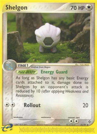 Shelgon #41 · Dragon Pokémon card
