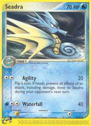 Seadra #40 · Dragon Pokémon card