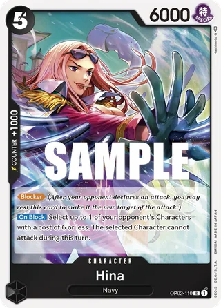 Hina #OP02-110 · Paramount War One Piece card