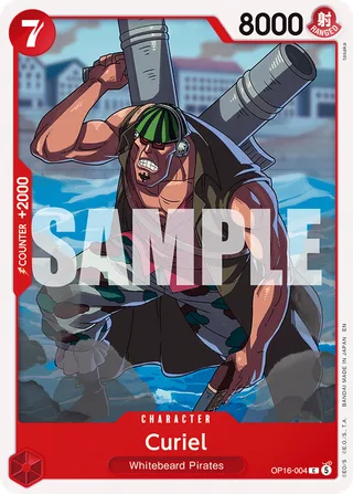 Curiel #OP16-004 · The Time of Battle Release Event Cards One Piece card