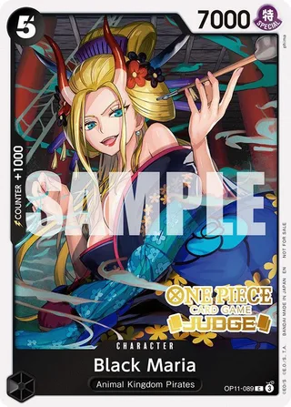 Black Maria (Judge Pack Vol. 7) #OP11-089-judge-pack-vol-7 · One Piece Promotion Cards One Piece card