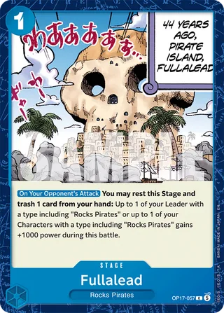 Fullalead #OP17-057 · The World's Strongest Warriors One Piece card