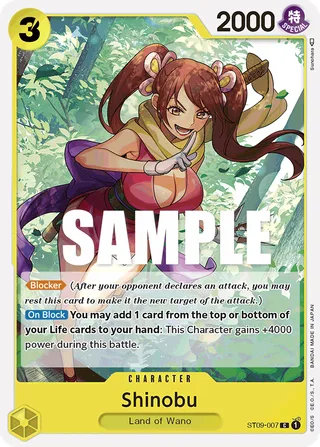 Shinobu #ST09-007 · ST-09: Starter Deck 9 Yamato One Piece card
