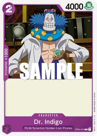 Dr. Indigo #ST05-015 · ST-05: Starter Deck 5 Film Edition One Piece card