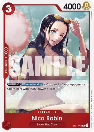 Nico Robin #ST21-010 · ST-21: Starter Deck 21 EX Gear 5 One Piece card