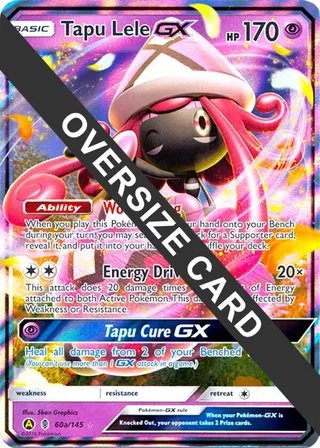 Tapu Lele GX #060a · Jumbo cards Pokémon card