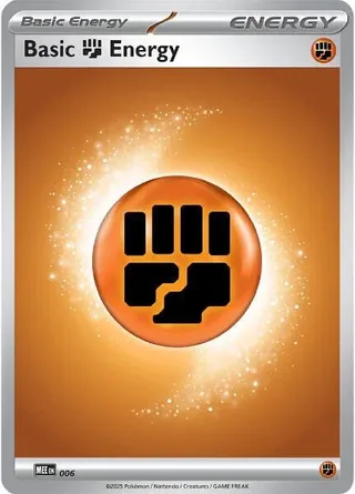 Fighting Energy #006 · Mega Evolution Energy Pokémon card