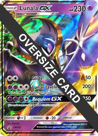 Lunala GX - SM103 #SM103 · Jumbo cards Pokémon card