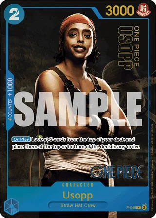 Usopp (Premium Card Collection -Live Action Edition-) #P-049-premium-card-collection-live-action-edition · One Piece Promotion Cards One Piece card