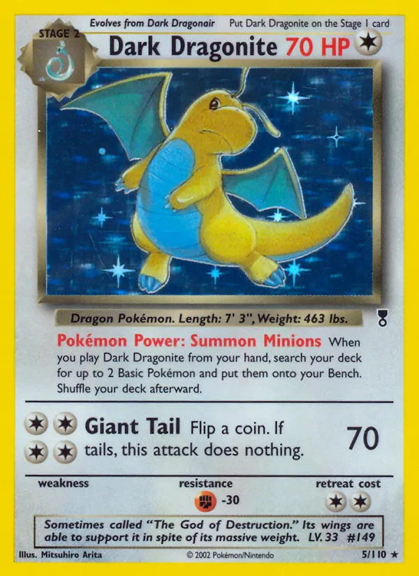 Dark Dragonite full card art