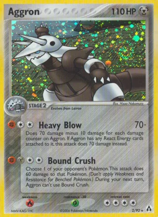 Aggron #2 · Legend Maker Pokémon card