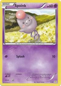Spoink #1 · XY trainer Kit (Noivern) Pokémon card