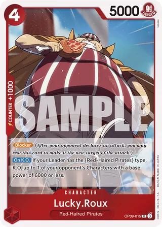 Lucky.Roux #OP09-015 · Emperors in the New World One Piece card