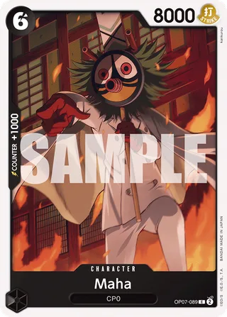 Maha #OP07-089 · 500 Years in the Future Pre-Release Cards One Piece card