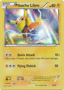 Pikachu Libre full card art