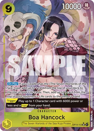 Boa Hancock (Alternate Art) #OP14-112-alternate-art · The Azure Sea's Seven One Piece card