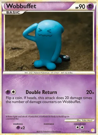 Wobbuffet #13 · HeartGold SoulSilver Pokémon card
