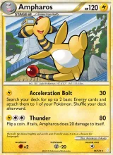 Ampharos · HeartGold SoulSilver Pokémon card