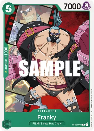 Franky #OP02-039 · Paramount War Pre-Release Cards One Piece card