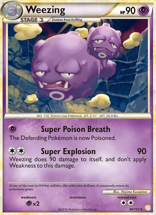 Weezing full card art