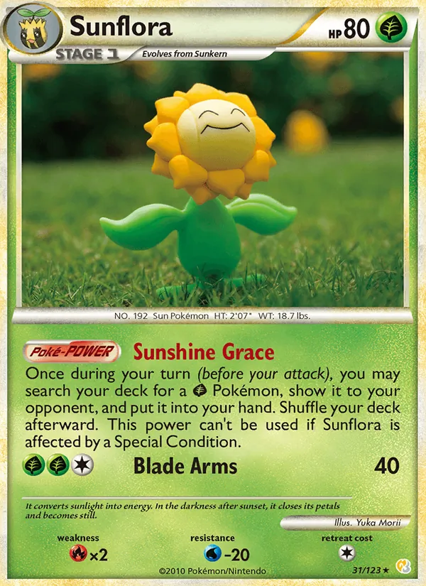 Sunflora full card art