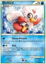 Delibird · HeartGold SoulSilver Pokémon card