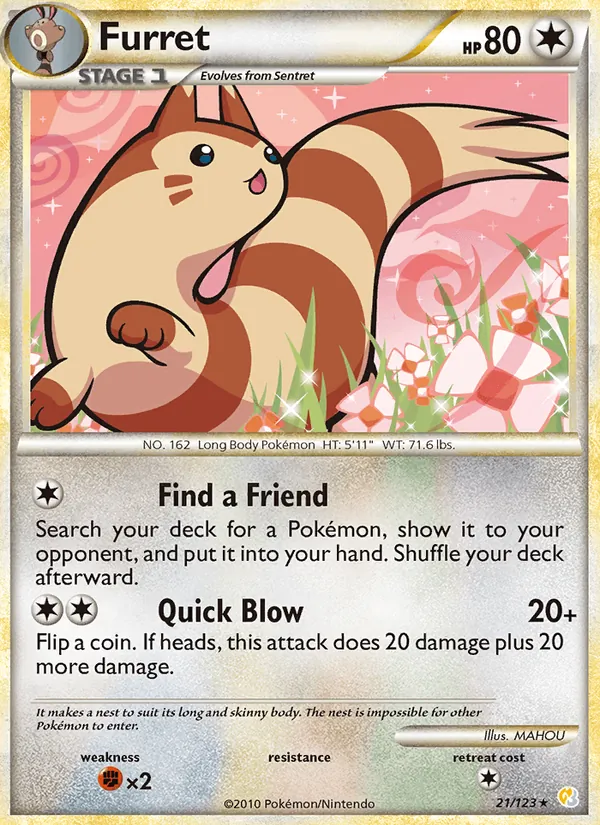 Furret full card art