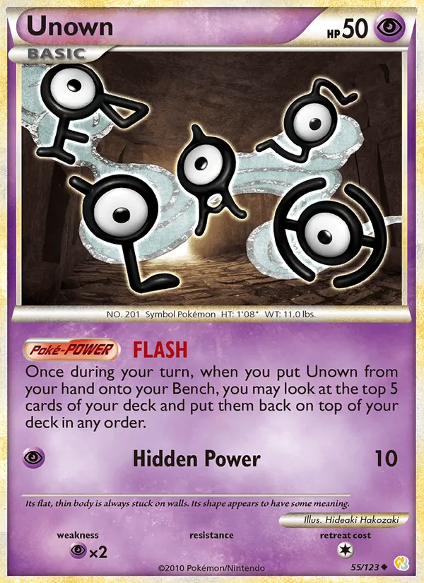 Unown full card art