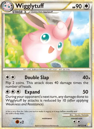 Wigglytuff #56 · HeartGold SoulSilver Pokémon card